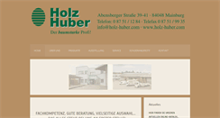 Desktop Screenshot of holz-huber.com