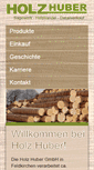 Mobile Screenshot of holz-huber.at
